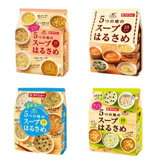 +爆買日本+ DAISHO 大昌 5味即食沖泡綜合冬粉湯 即席春雨 10食入 宵夜 3分鐘料理 日本進口