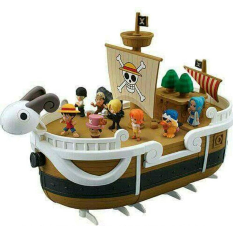 柴寶趣 航海王 海賊王 梅莉號 組合盒玩 正版 附魯夫海賊團 快跑鴨 索隆 魯夫 可面交