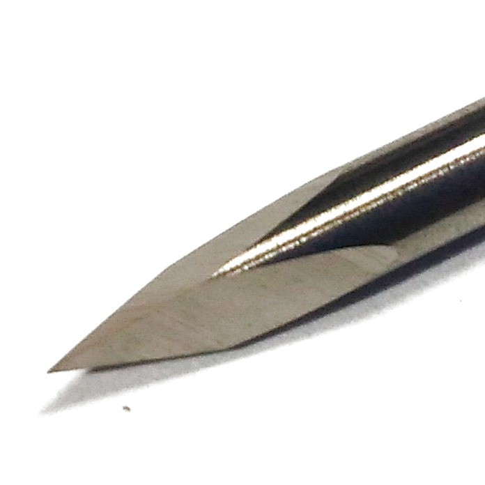 0221 三稜刀 30*0.2 CNC 雕刻刀 三稜刀 雕刻機 3.175mm柄 三稜 0.2