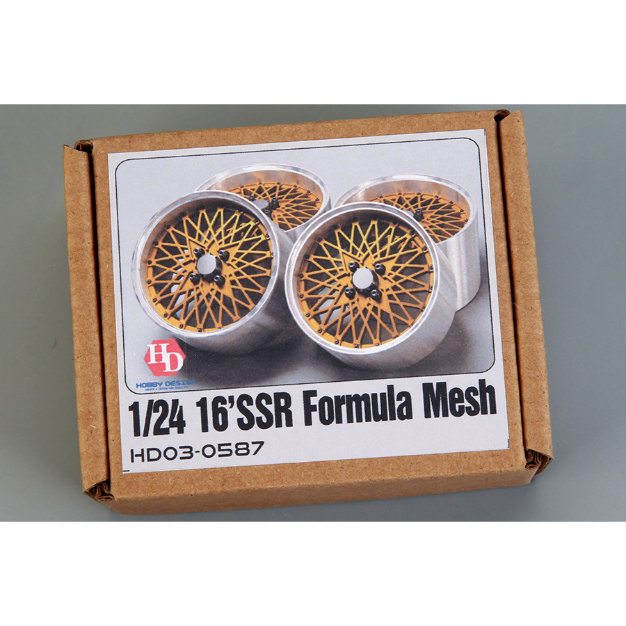 【傑作坊】Hobby Design HD03-0587 1/24 16吋輪圈 SSR Formula Mesh