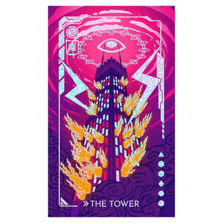1147 ◈光之海◈ 現貨 正版 Eldritch Overload Tarot賽博朋克奇幻塔羅牌怪異過載韋特占卜算命牌