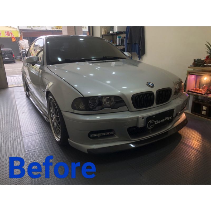 台中隔熱紙工作室/BMW M3前檔拆貼/克麗M系列