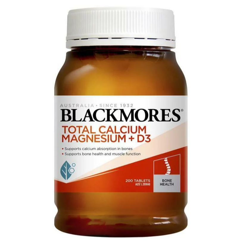 澳洲代購 – Blackmores活性鈣鎂+維他命D3 鈣片 200粒