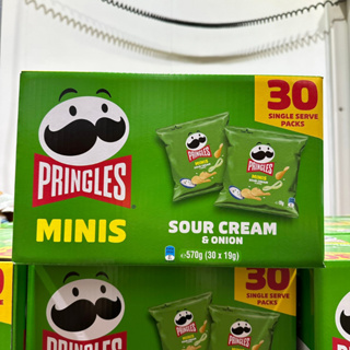 《Costco 好市多代購》Pringles 品客洋芋片洋蔥奶焗口味 經典原味 箱購30包入 共570公克