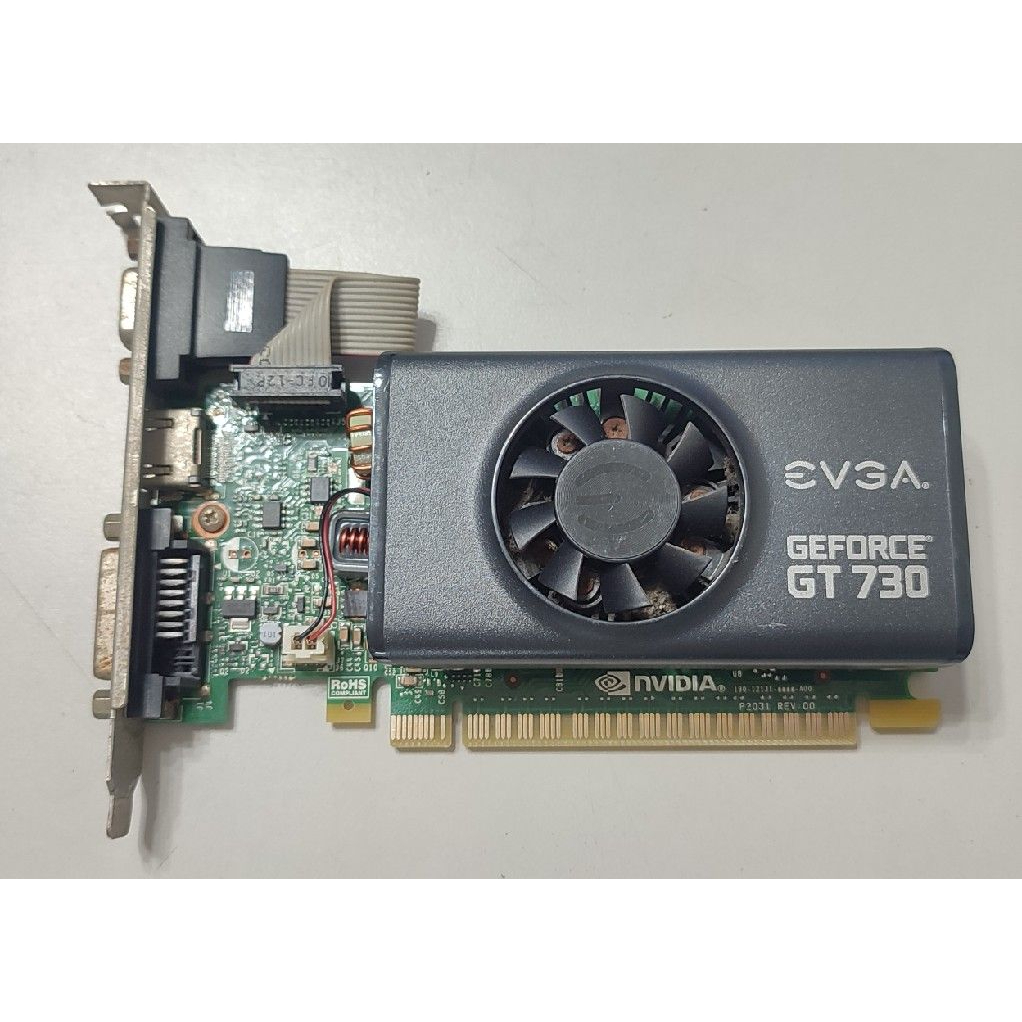 #964 EVGA GT730 2GD5 顯示卡 免供電