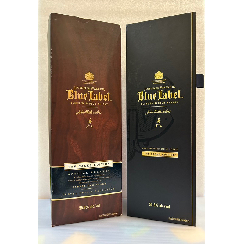 約翰走路 Johnnie Walker 藍牌 1L「空盒」