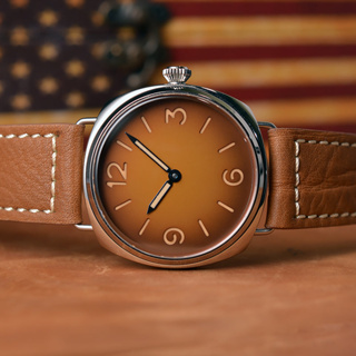 AF Store* BALTANY 復古機械錶 三明治錶盤 藍鋼針 真皮錶帶 超強夜光 手動上鍊 ST3600