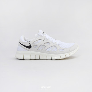 女鞋 NIKE FREE RUN 2 米色 米白 黑勾 赤足重生 軟Q跑鞋 低筒休閒鞋【DM8915-101】