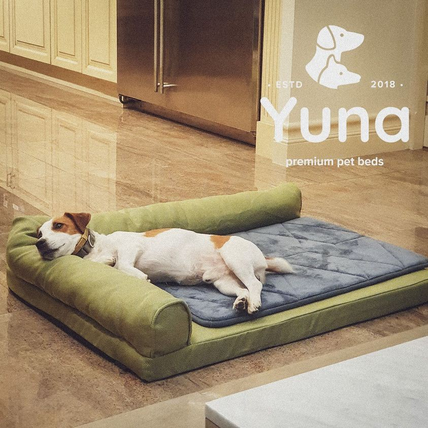 Yuna The “L“ bed L型狗狗沙發床 寵物床 寵物沙發床 寵物睡墊 - 艾爾發寵物 Alphapetstw