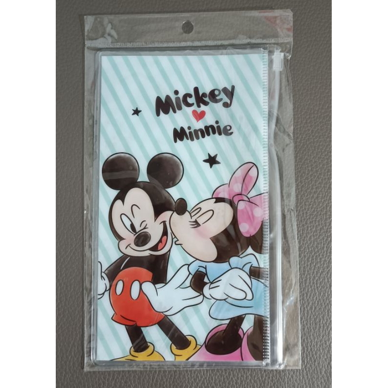 * 降價出清 Disney 迪士尼 米奇 &amp; 米妮 款 萬用 口罩 夾鏈 收納袋 文具 筆袋