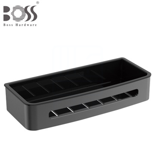 《BOSS》消光黑 304不鏽鋼 D-467 長方籃 置物籃 304不銹鋼 霧黑 內盒底部可排水設計 可取出清洗 台灣製