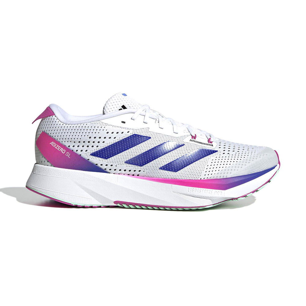 Adidas Adizero SL 男鞋 白藍桃 機能 緩震 疾速 訓練 運動鞋 跑鞋 GV9095