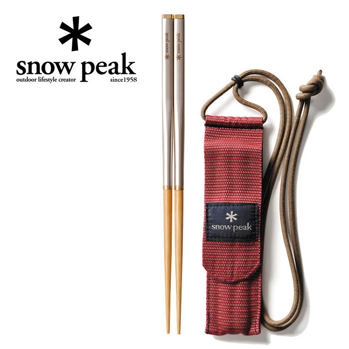 【Snow Peak 雪諾必克 日本】和武器組合筷 方形 L (SCT-111)｜環保筷子