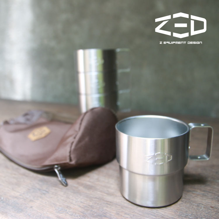 ZED 雙層不鏽鋼杯組 ZCABA0204 / LOWDEN(304不銹鋼、杯子、露營飲水、韓國品牌)