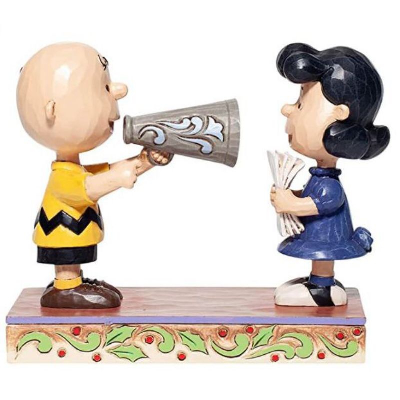 Enesco Snoopy 史努比查理布朗導演與露西 雕像 擺飾 塑像 公仔 生日禮物