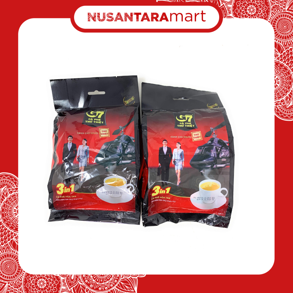 🇮🇩 (印尼店) G7 vietnam Coffee 黑咖啡 320g Isi 20 Sachet