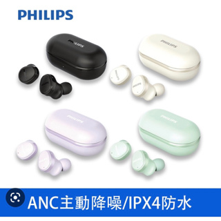 【Philips 飛利浦】飛利浦真無線藍牙入耳式耳機(TAT4556)（黑色）