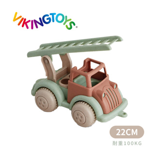 瑞典Viking toys維京玩具-莫蘭迪色-救援雲梯車28cm 玩具工程車 玩具車 兒童玩具 小汽車 車車玩具