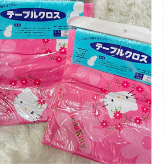 日本進口Hello Kitty塑膠桌巾特殊材質油汙好整理