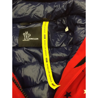 二手精品Moncler 紅色繡線滑雪系列羽絨外套
