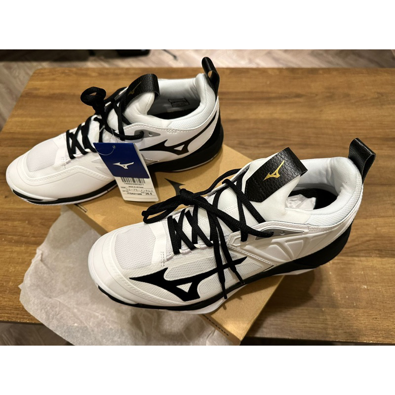 ［可議］Mizuno Wave Momentum 2 白 26.5cm US8.5 UK7.5 男排球鞋 日本貨