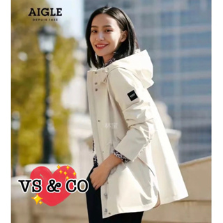 💖VS & CO💖歐洲outlet代購 春夏系列 Aigle艾高Goretex縮腰防風防水防曬中長版風衣外套