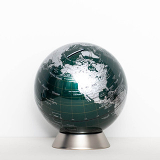 【SkyGlobe】6吋網版七彩綠存錢筒鎳色底座地球儀《WUZ屋子-臺北》6吋 擺飾 地球儀 送禮 存錢筒 七彩綠
