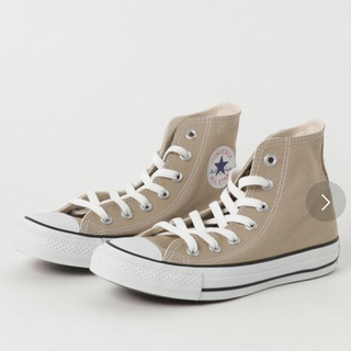 現貨 日本代購 (日本限定款) Converse Canvas All Star 高筒奶茶色 奶茶色帆布鞋