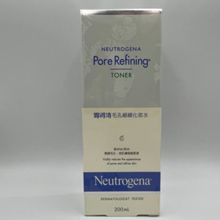 【露得清】neutrogena毛孔細緻化粧水200ml韓國產化妝緊緻軟化角質水活保濕清潔肌膚肌底減少粉刺調理皮膚控油清爽