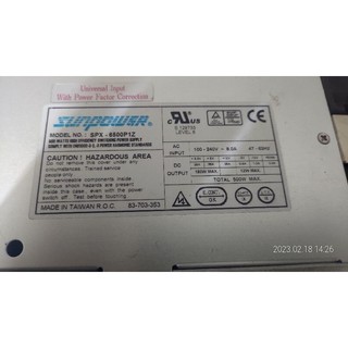 台灣製SUNPOWER SPX-6500P1Z IU伺服器電源供應器 500W