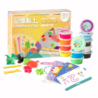 【mamayo】無毒記憶黏土12色工具組(含壓模、牌卡、擬人配件組、操作手冊)台灣製