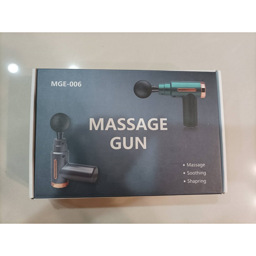 娃娃機商品 全新 MASSAGE GUN MGE-006 筋膜槍 按摩槍 灰色