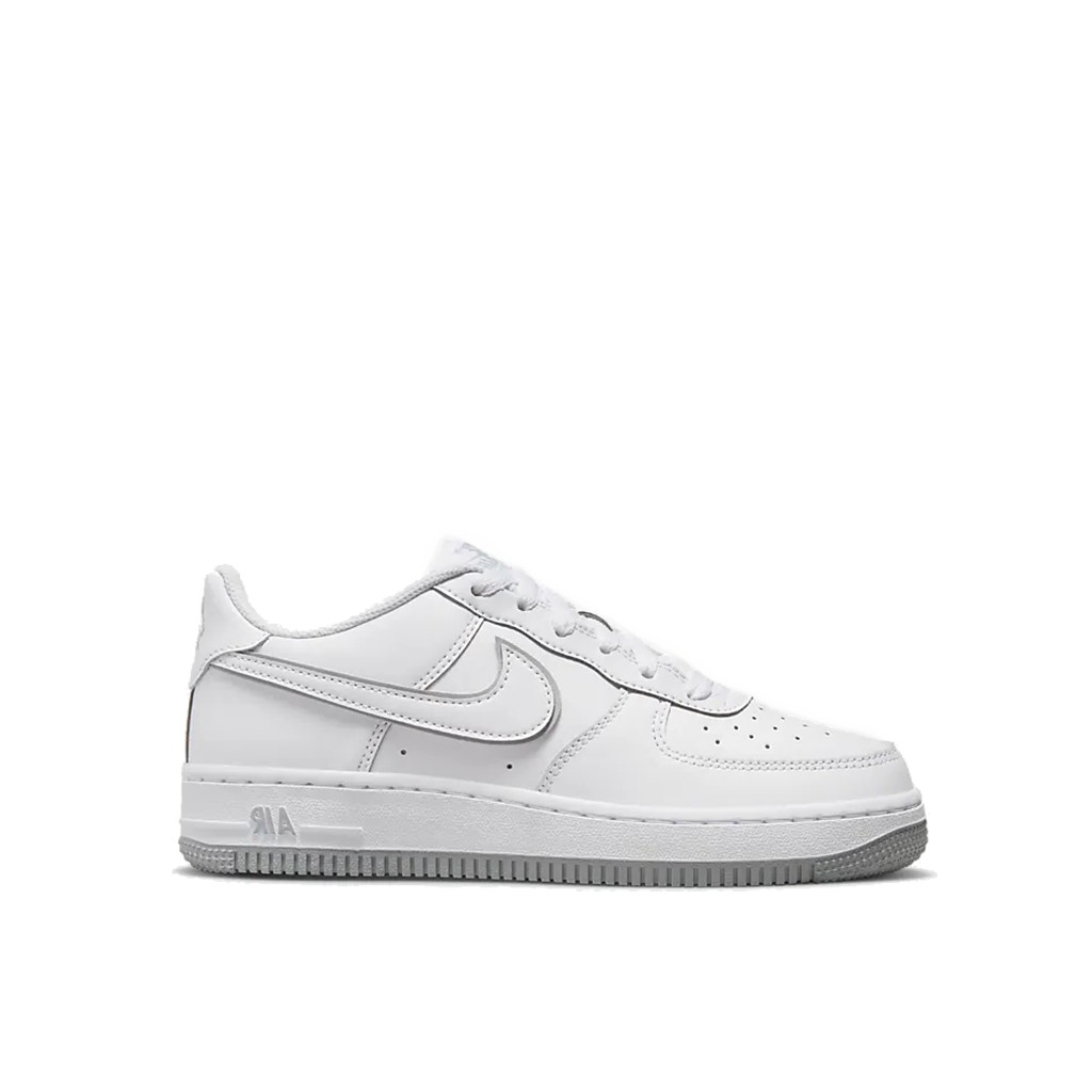 NIKE 女鞋 AIR FORCE 1 GS WHITE WOLF GREY 白灰【A-KAY】【DX5805-100】