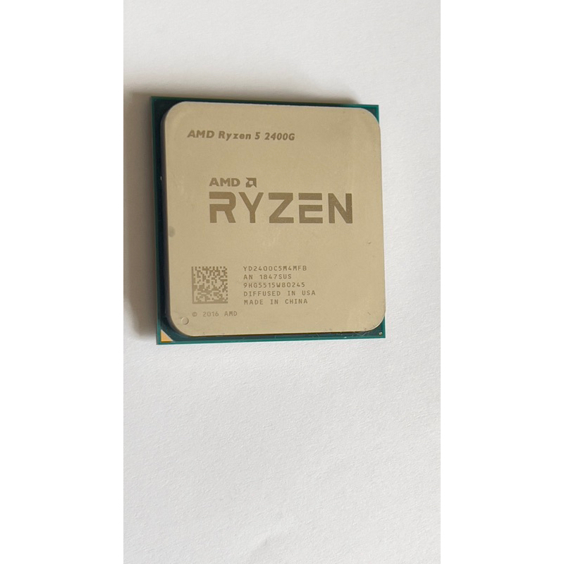 二手 AMD RYZEN 2代R5 2400G 4核心8線程CPU處理器附帶超強內顯