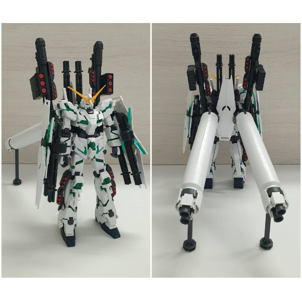 H75【米皇模型】HG 1/144 綠 獨角獸 全武裝 RX-0 Full Armor Unicorn Gundam