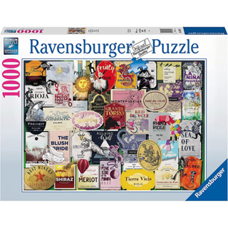 德國Ravensburger 維寶拼圖- 紅酒標籤收藏(1000P) RV16811