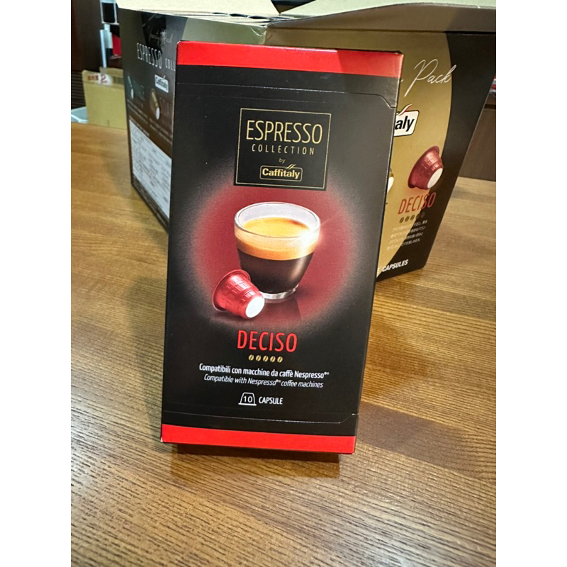 Costco分售 Caffitaly咖啡膠囊 DECISO紅色款10顆一盒