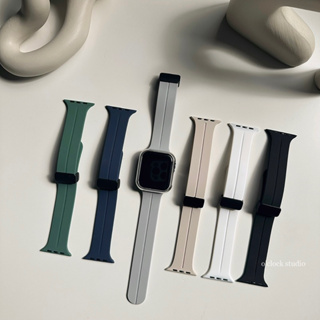 防水抗污運動型磁釦Apple Watch 矽膠錶帶| Apple watch運動錶帶