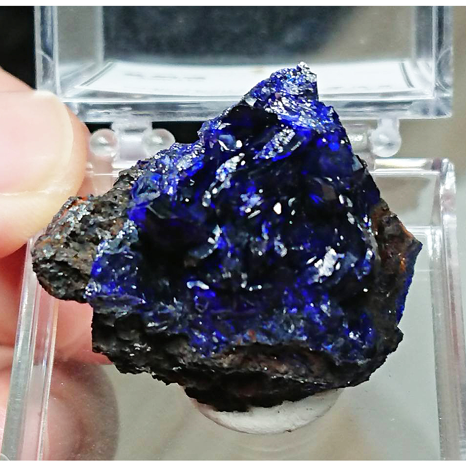 精品摩洛哥藍銅礦原礦標本 Azurite