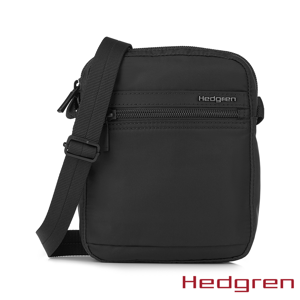 Hedgren INNER CITY系列 RFID防盜 側背小方包 黑色
