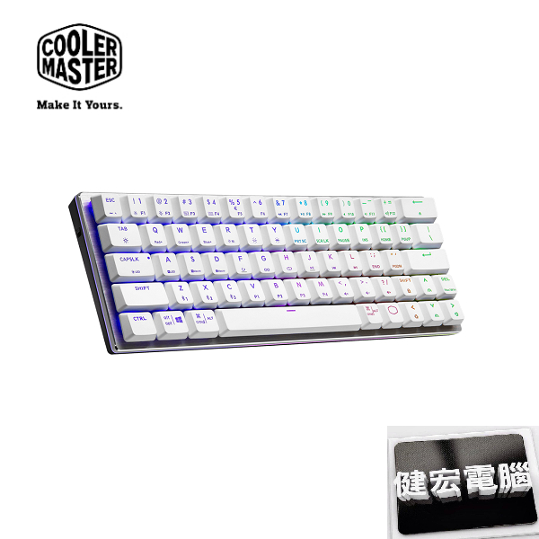 Cooler Master SK622 藍芽無線鍵盤 矮軸英文 茶軸 黑 白