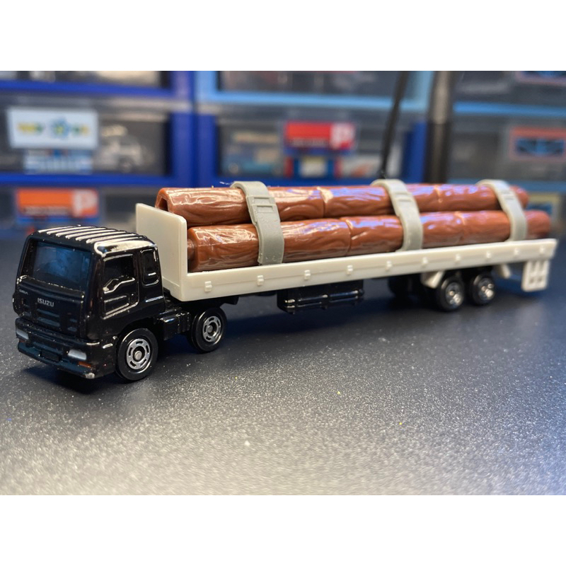 TOMY TOMICA NO.125 125 木材運搬車 ISUZU GIGA WOOD TRANSPORTER