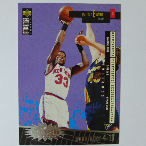 ~ Patrick Ewing ~黑猩猩/NBA名人堂/派翠克·尤因 1996年UD.日版特殊卡