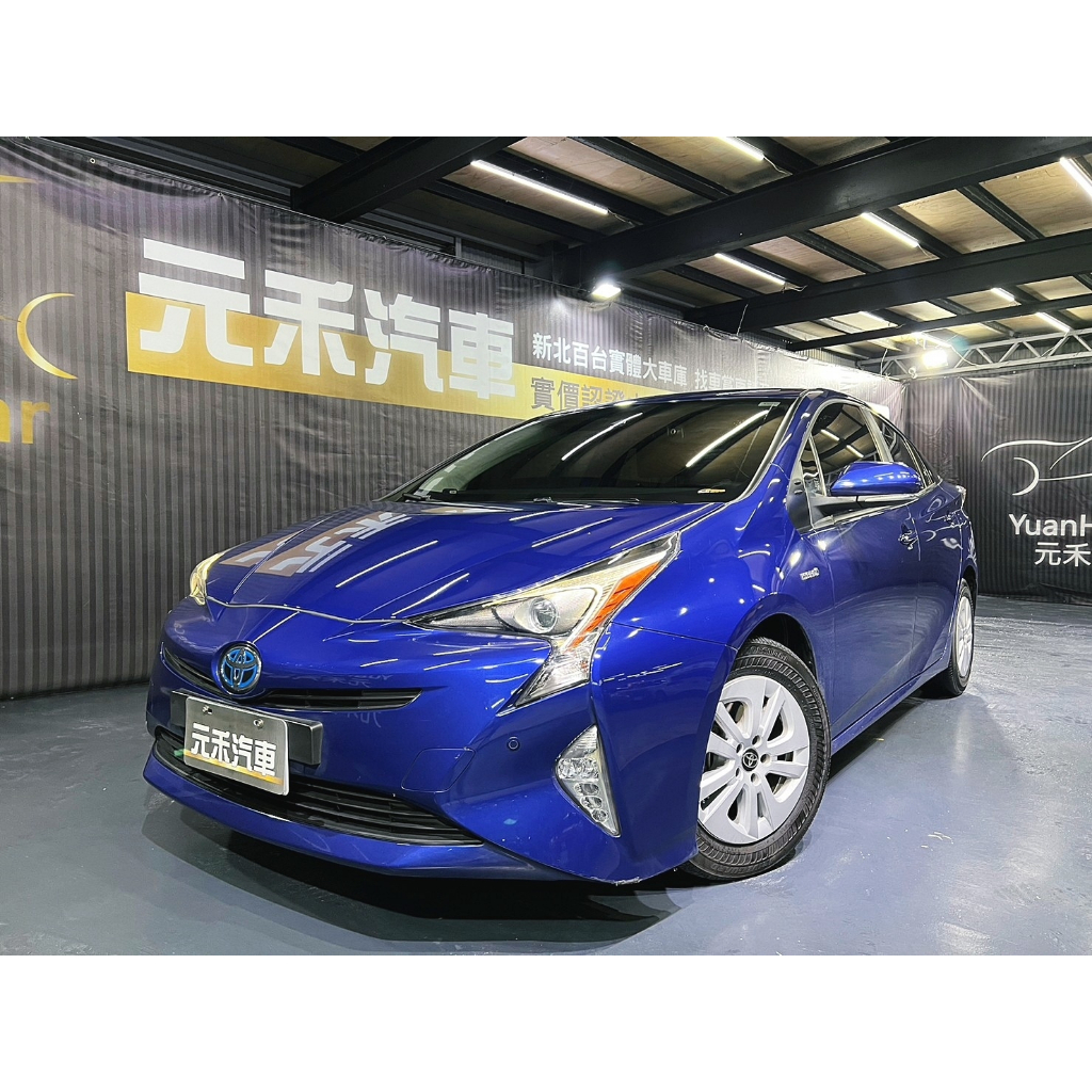 (元禾國際-阿佑)65.8萬2017年式 Toyota Prius Hybrid 1.8 油電 暗夜藍