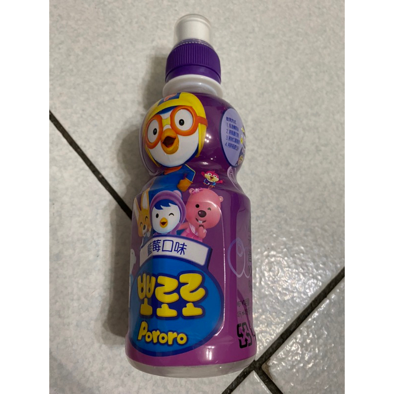 韓國 Pororo 啵樂樂 乳酸 飲料 吸吸飲 無人工色素 牛奶/藍莓/蘋果（期限2025/1後）