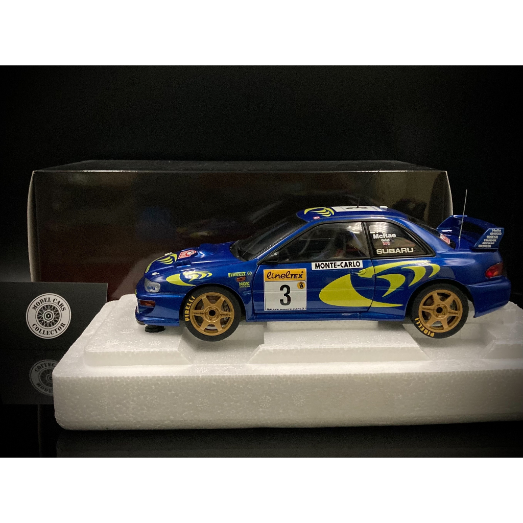 【收藏模人】Autoart Subaru Impreza WRC 1997 #3 蒙地卡羅 1:18 1/18