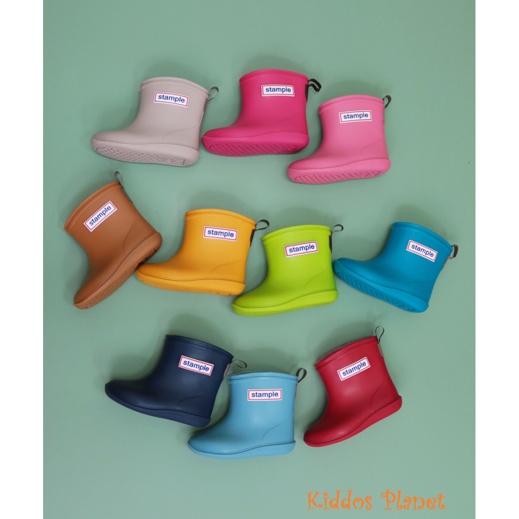Stample 兒童雨靴 rain boot [日本製] 尺寸16-20cm專區  [附贈鞋墊]