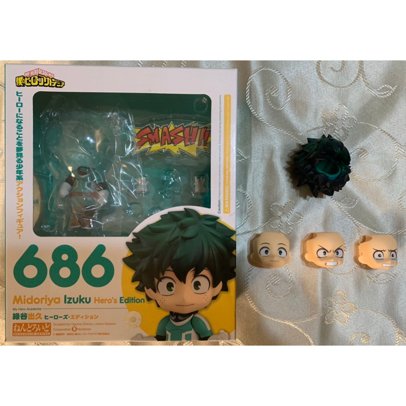 (殺肉)拆檢 GSC 686  代理版 黏土人 我的英雄學院 綠谷出久 GSC 686 我英 綠谷 出久 黏土人 前後髮