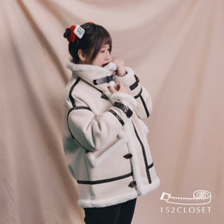 152CLOSET (預購)羊羔毛保暖加絨外套