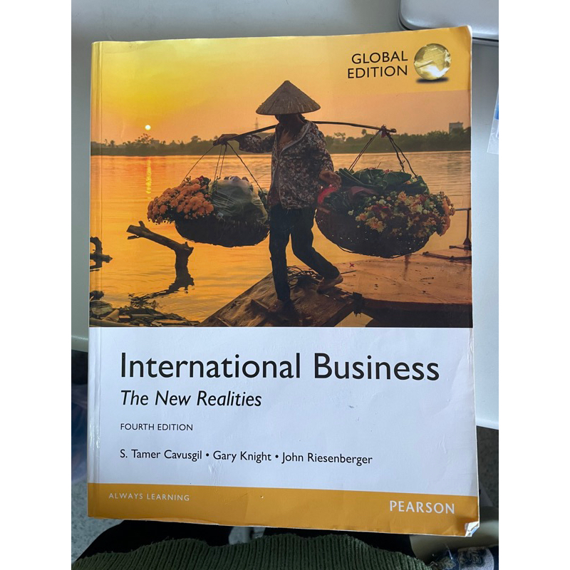 International business ,the new realities國際企業管理 二手書